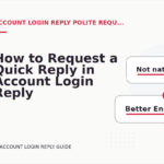 How to Request a Quick Reply in Account Login Reply English