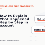 How to Explain What Happened Step by Step in Account Login Reply English