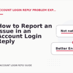 How to Report an Issue in an Account Login Reply