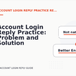 Account Login Reply Practice: Problem and Solution Replies